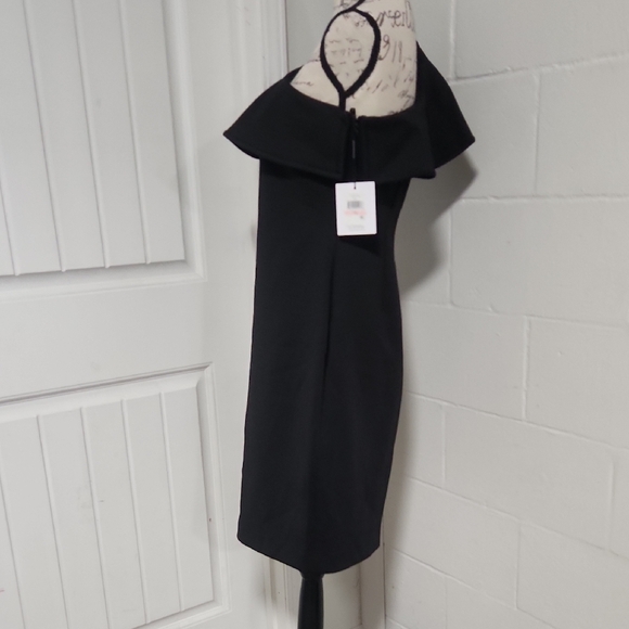 Calvin Klein Black One-Shoulder Dress - Picture 3 of 4